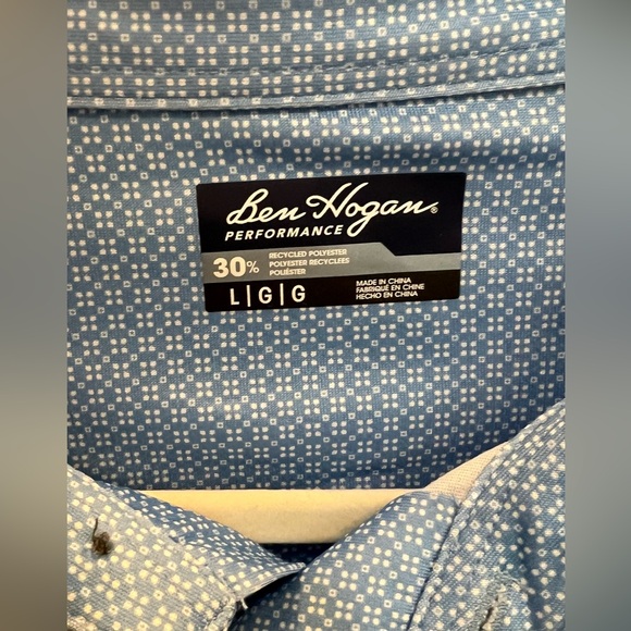 Men's Ben Hogan performance  Golf Shirt size. L - Picture 2 of 2